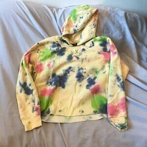 XX And Harm Cutoff Hoodie, Men's XL